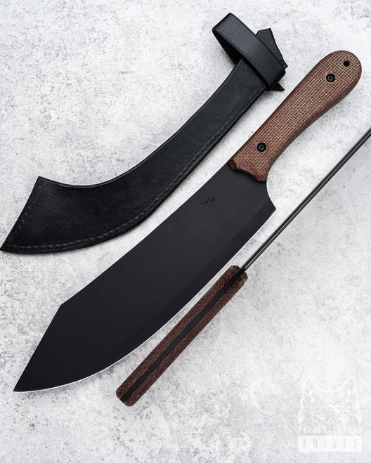 SURVIVAL KNIFE HUDSON NESSMUK BLACK LKW