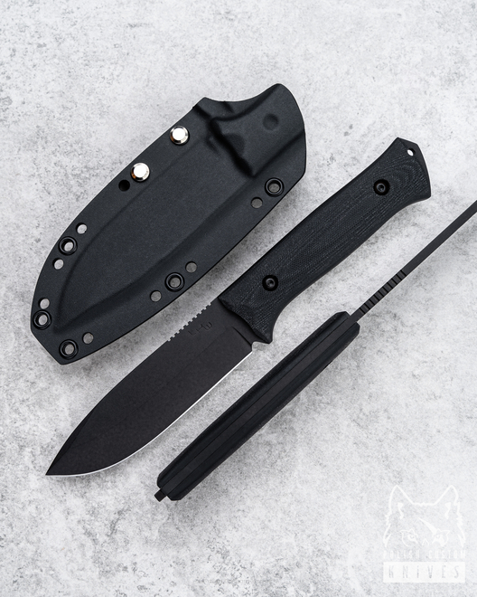 TACTICAL KNIFE OPERATOR G10 BLACK LKW